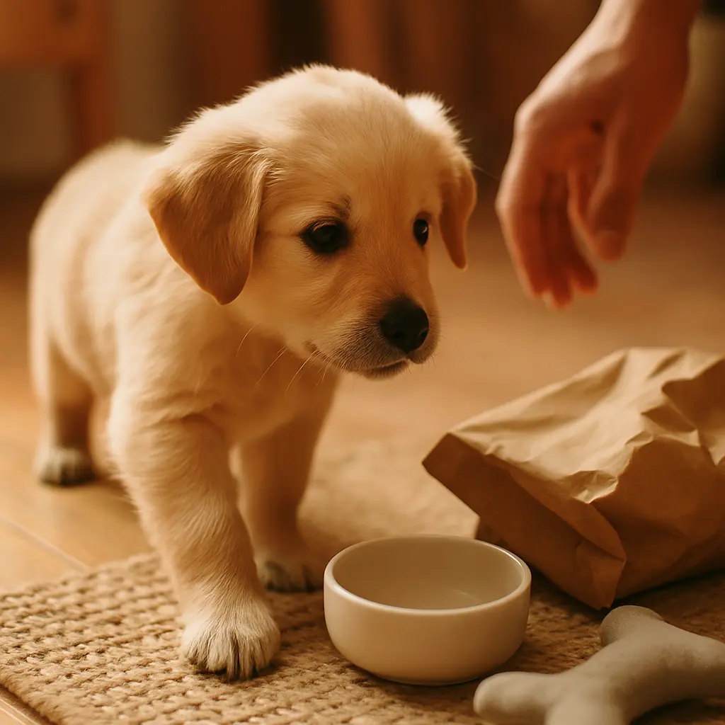 A puppy exploring varied, gentle experiences during the critical socialization window — wiring lifelong responses