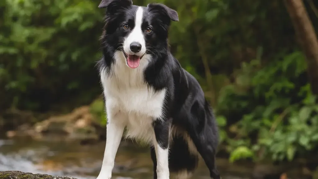 Border Collie, an illustrated specimen plate