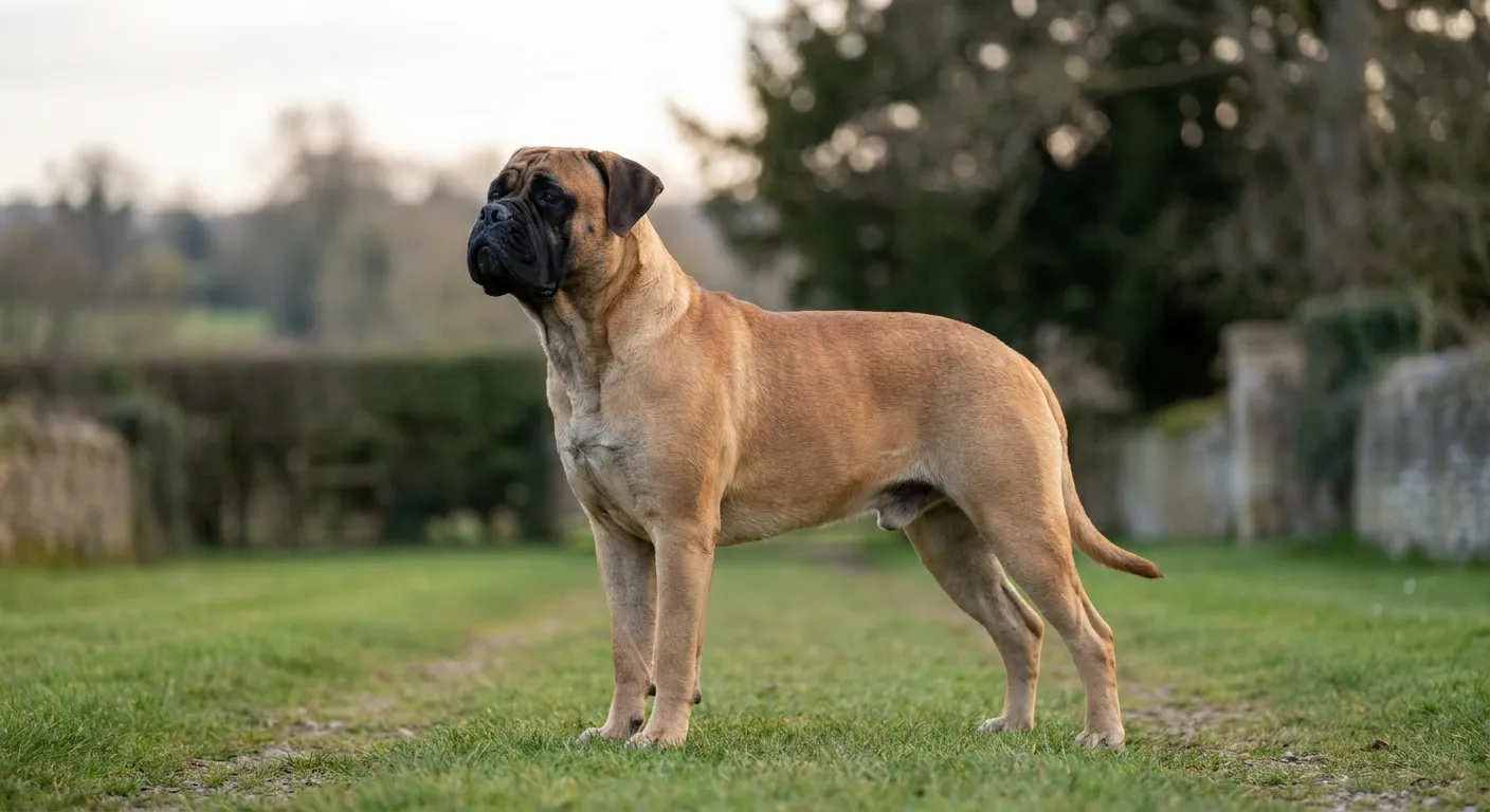 Bullmastiff, an illustrated specimen plate