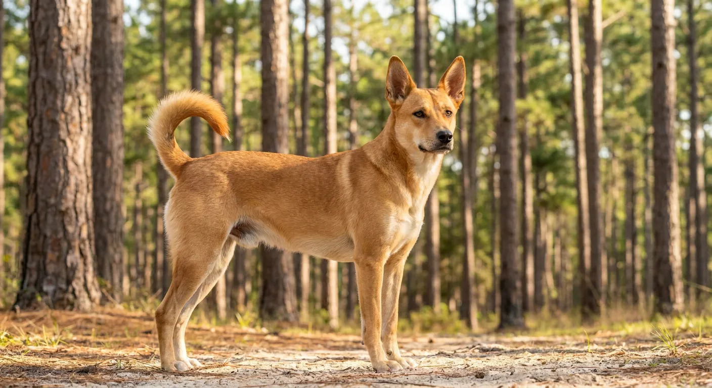 Carolina Dog, an illustrated specimen plate