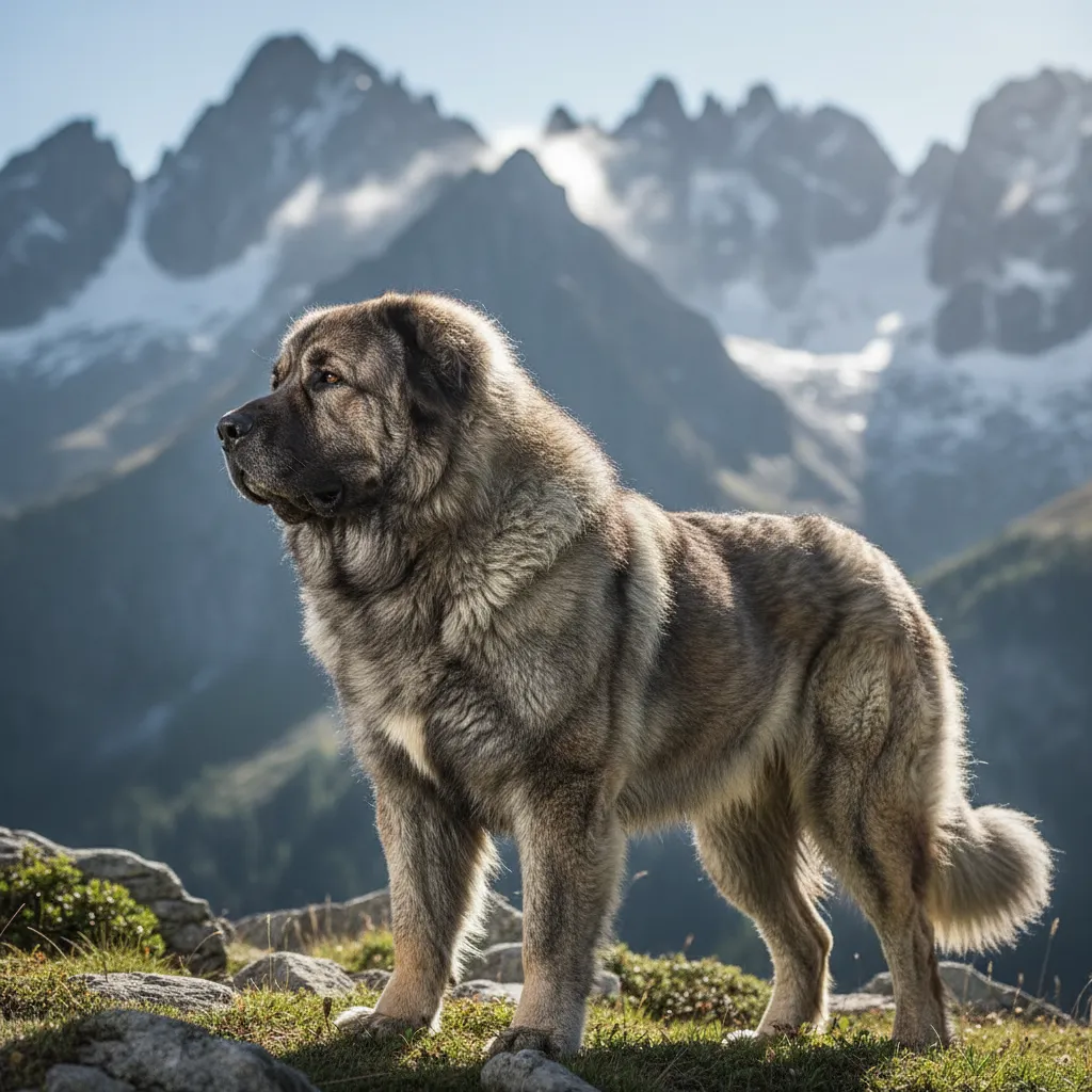 Caucasian Shepherd Dog, an illustrated specimen plate